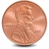 Монета 1 цент. США. 2001г. «Lincoln Cent». (F)