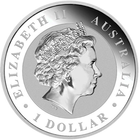 Монета 1 доллар. 2012г. Австралия. «Коала». Серебро. (UNC)