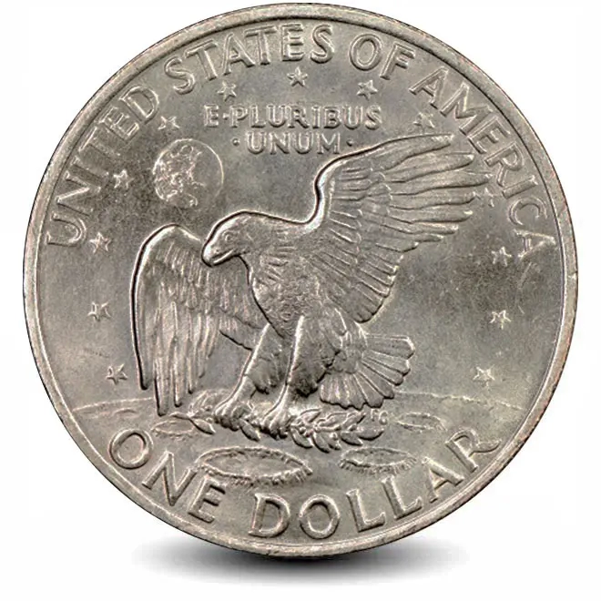Монета 1 доллар. США. 1971г. Дуайт Эйзенхауэр. (F)