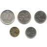 Набор монет Кирги́зия. 2008-2009г. (UNC) (5 шт.)
