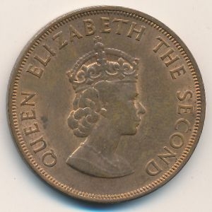 Монета 1/12 шиллинга. 1960г. Джерси. (F)