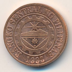 Монета 10 сентимо. 2012г. Филиппины. (F)